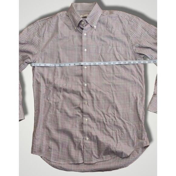 Peter Millar Multicolor Houndstooth Button Down Shirt Size Medium - Picture 6 of 8